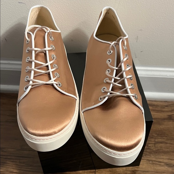 Stuart Weitzman Women's Copper Sneakers - Picture 3 of 6